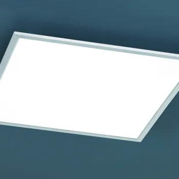 Plafoniera Phoenix, TRIO, 62x62x4 cm, 31W, 1x SMD, metal, nichel mat imagine