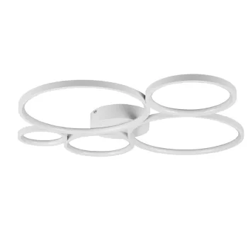 Plafoniera Rondo, TRIO, 59x53x5.5 cm, 49W, 1x SMD, metal, alb mat imagine