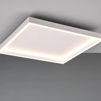 Plafoniera Rotonda, RL, 35x35x5.8 cm, 20W, 1x SMD, metal, alb mat imagine