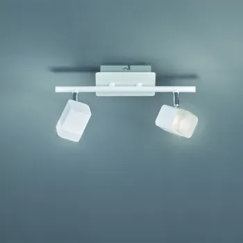 Plafoniera Roubaix, RL, 34x9x14.5 cm, 3.5W, 2x SMD, metal, alb mat imagine