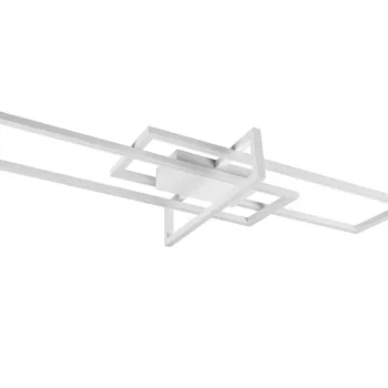 Plafoniera Salinas, TRIO, 100x40x11.5 cm, 34W, 1x SMD, metal, alb mat imagine