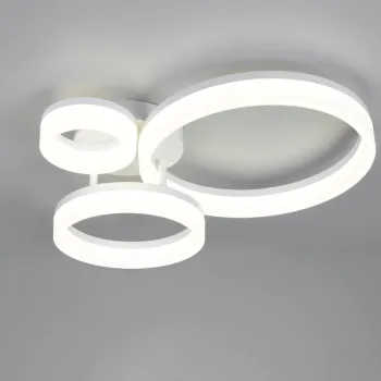 Plafoniera Scope, RL, 51x40.5x12.5 cm, 32W, 1x SMD, plastic, alb mat imagine