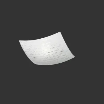 Plafoniera Signa, TRIO, 30x30x9 cm, 40W, 1x E27, metal, alb imagine