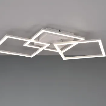 Plafoniera Trail, RL, 52.5x52.5x7 cm, 31W, 1x SMD, metal, alb mat imagine
