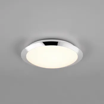 Plafoniera Umberto, TRIO, 29x8 cm, 12W, 1x SMD, plastic, argintiu imagine