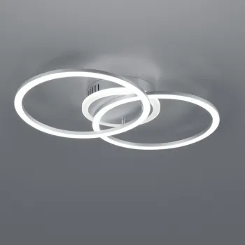 Plafoniera Venida, RL, 50x30x7.5 cm, 25W, 1x SMD, metal, titaniu imagine