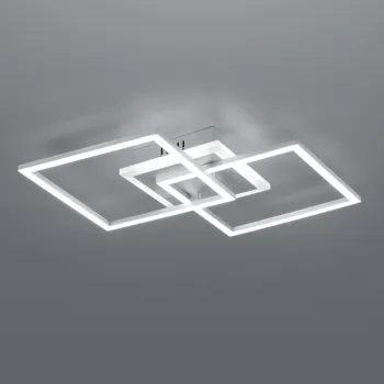 Plafoniera Venida, RL, 57.5x35.5x7.5 cm, 25W, 1x SMD, metal, gri imagine