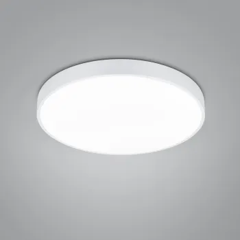 Plafoniera Waco, TRIO, 49x6 cm, 52.5W, 1x SMD, metal, alb mat imagine