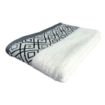 Prosop de baie Diamond, ET 2000 IMPEX, 70x130 cm, bumbac, alb imagine