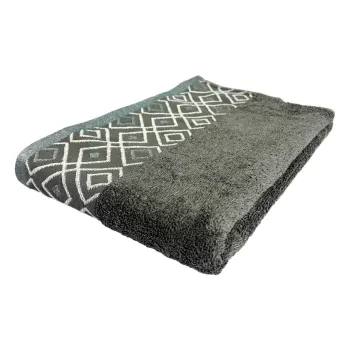 Prosop de baie Diamond, ET 2000 IMPEX, 70x130 cm, bumbac, gri imagine