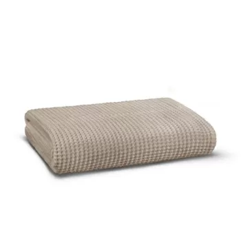Prosop de baie, L'appartement , Modal Waffle (76 x 142), 50% Tesatura modala/50% Bumbac, Maro imagine
