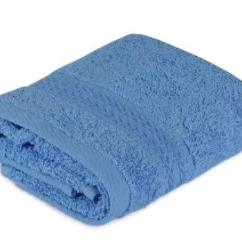 Prosop de baie Rainbow, Hobby, 30x50 cm, bumbac, albastru imagine