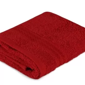 Prosop de baie Rainbow, Hobby, 30x50 cm, bumbac, rosu imagine