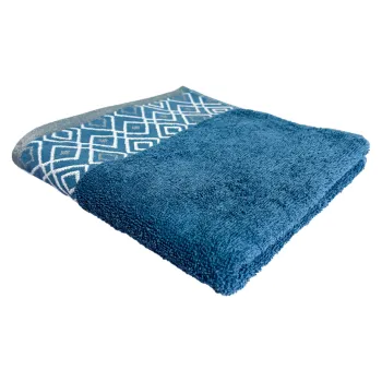 Prosop de maini Diamond, ET 2000 IMPEX, 50x90 cm, bumbac, albastru imagine