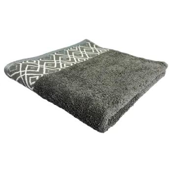 Prosop de maini Diamond, ET 2000 IMPEX, 50x90 cm, bumbac, gri imagine