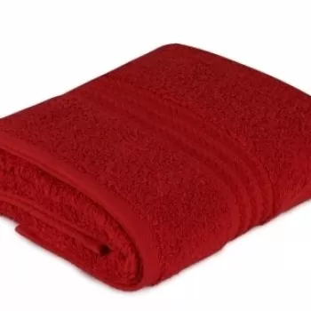 Prosop de maini, Hobby, 50x90 cm, 100% bumbac, rosu imagine