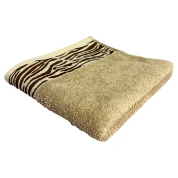 Prosop de maini Waves, ET 2000 IMPEX, 50x90 cm, bumbac, bej imagine