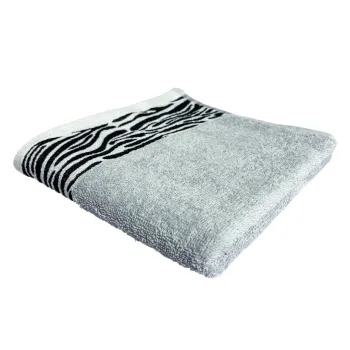 Prosop de maini Waves, ET 2000 IMPEX, 50x90 cm, bumbac, gri imagine