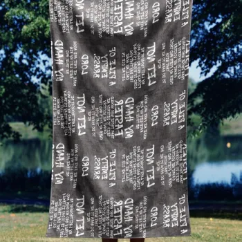 Prosop de plaja, Astacura, My Hand Faster 70, 70x130 cm, Poliester/Poliamida, Multicolor imagine