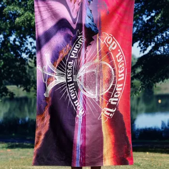 Prosop de plaja, Astacura, You Will Never Know 70, 70x130 cm, Poliester/Poliamida, Multicolor imagine