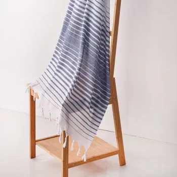 Prosop de plaja, DC Home, Golge, Bumbac, Albastru inchis imagine