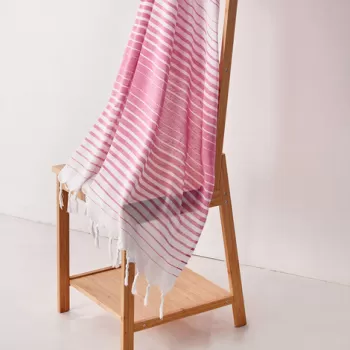 Prosop de plaja, DC Home, Golge, Bumbac, Fucsia imagine