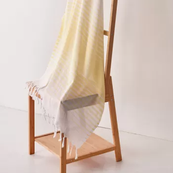 Prosop de plaja, DC Home, Golge, Bumbac, Galben imagine