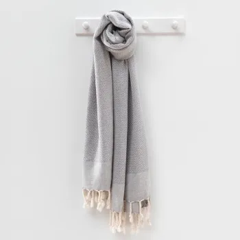 Prosop de plaja, DC Home, Retro, Bumbac, Antracit imagine