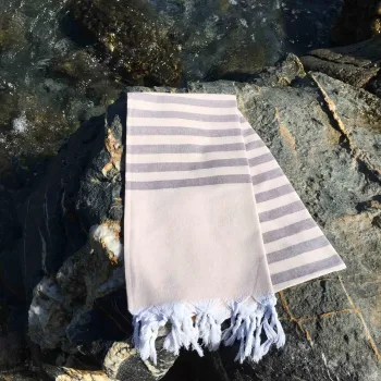 Prosop de plaja, DC Home, Serenade, Bumbac, Maro imagine