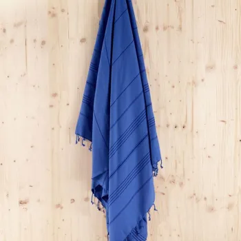 Prosop de plaja, DC Home, Sultan, Bumbac, Albastru imagine