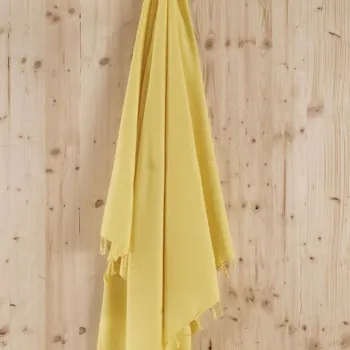 Prosop de plaja, DC Home, Sultan, Bumbac, Galben imagine
