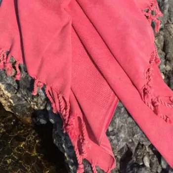 Prosop de plaja, DC Home, Taslanm?s, Bumbac, Roz imagine