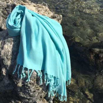 Prosop de plaja, DC Home, Taslanm?s, Bumbac, Verde menta imagine