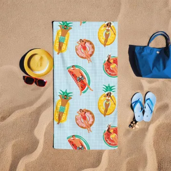Prosop de plaja, L'essentiel Maison, BT20213006, 75x150 cm, Multicolor imagine