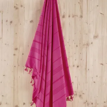 Prosop de plaja, L'essentiel Maison, Sultan, Fucsia imagine