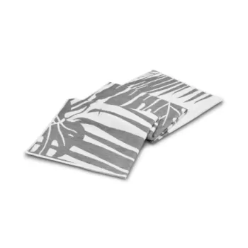 Prosop de plaja Leaf Luxury, L'appartement, 100x180 cm, bumbac, 460 gsm, antracit imagine