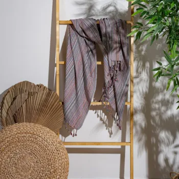 Prosop de plaja, PestemalLand, Otantik, Bumbac;Poliester, Gri imagine