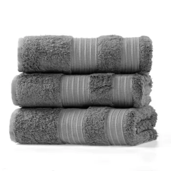 Prosop, L'appartement , London Wash, 60% Bumbac/40% Bambus, Antracit imagine