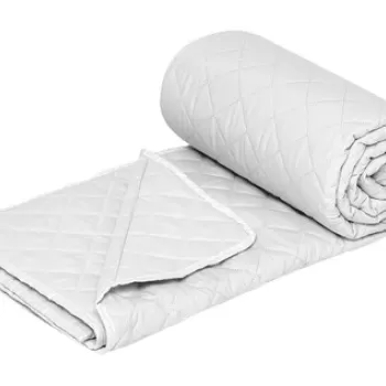 Protectie saltea Alcam din microfibra matlasata 90x200 cm imagine