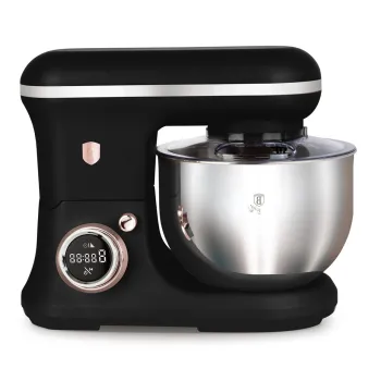 Robot de bucatarie Berlinger Haus, Black Rose, 1500W, inox/plastic, negru/argintiu imagine