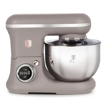 Robot de bucatarie Berlinger Haus, Taupe, 1500W, inox/plastic, taupe mat/argintiu imagine