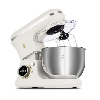 Robot de bucatarie digital Berlinger Haus, Sahara, 1500W, inox/plastic, crem mat/argintiu imagine