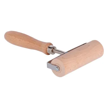 Rola pentru aluat, lemn, 11 cm - Zokura imagine