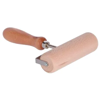 Rola pentru aluat, lemn, 15 cm - Zokura imagine
