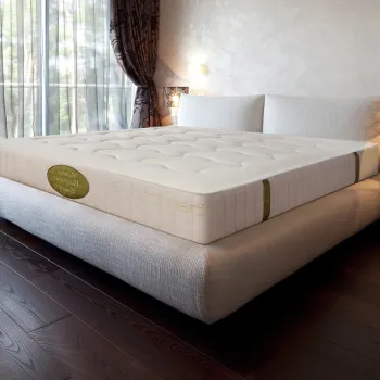 Saltea anatomica, Nature Pocket Bamboo Memory Evolution, 90x200 cm, Latex, Arcuri Pocket, 7 Zone de Confort imagine