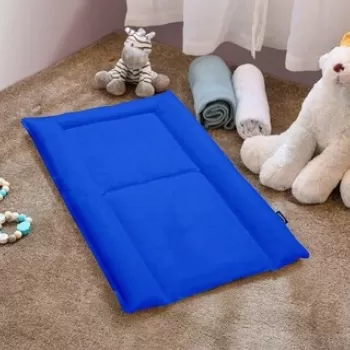 Saltea de infasat Travel, 48x78 cm, Pliabila, Albastru imagine