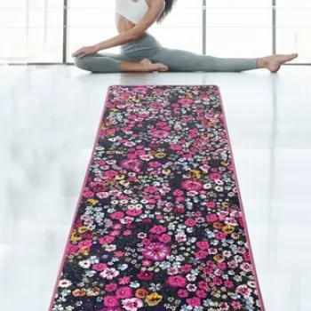 Saltea fitness/yoga/pilates Antoryum Djt, Chilai, 60x200 cm, poliester, multicolor imagine