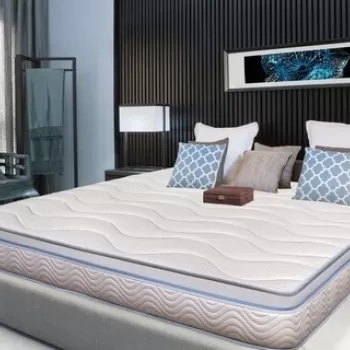 Saltea Green Future Arctic Gel Memory 14 + 5, 7 zone de confort, Anatomica, Ortopedica 200x200 cm imagine