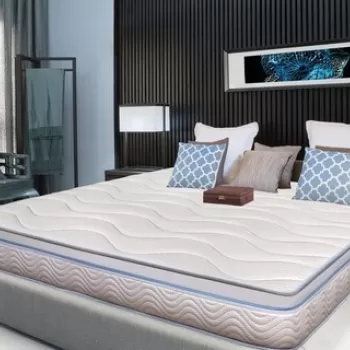 Saltea Green Future Arctic Gel Memory 14 + 5, 7 zone de confort, Anatomica, Ortopedica 90x200 cm imagine