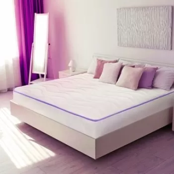 Saltea Green Future Super Ortopedica Purple Line 90x200 cm imagine